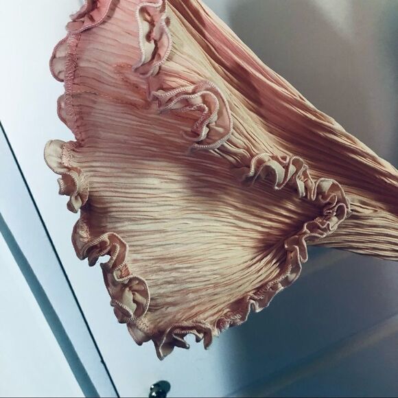 Rag Pink Ruffle Plus Size Blouse - Picture 4 of 6